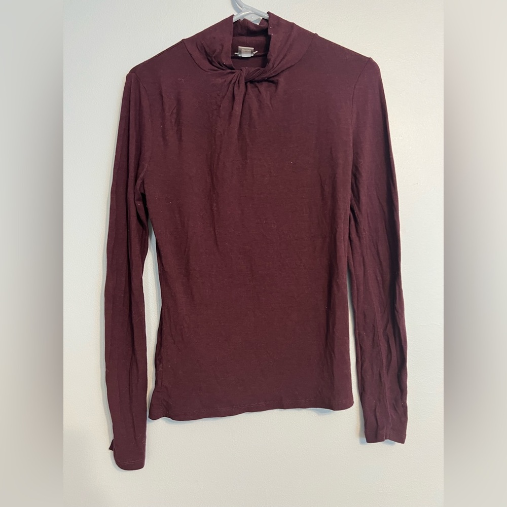 Maroon Ann Taylor Top